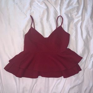 Red Crop Top